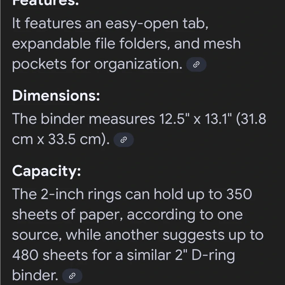 Staples ring binder